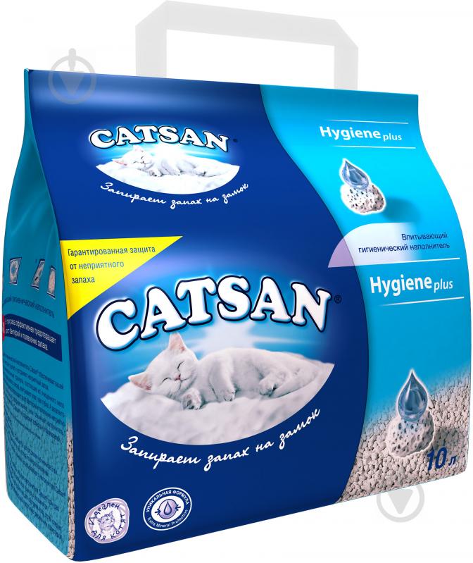 Наповнювач для котячого туалету Catsan Hygiene plus 10 л 9573 - фото 1