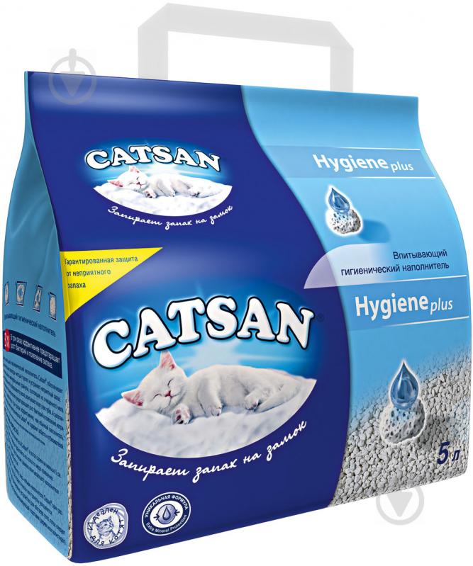 Наповнювач для котячого туалету Catsan Hygiene plus 5 л 9574 - фото 1