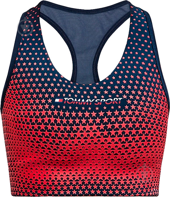 Бра Tommy Hilfiger EXO SKELETON SPORTS BRA MID S10S100302406 р.XS темно-синий - фото 1