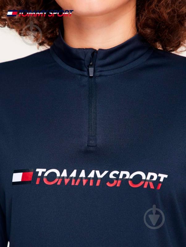 Джемпер Tommy Hilfiger 1/4 ZIP BASE LAYER TEE S10S100296401 р. M темно-синій - фото 11