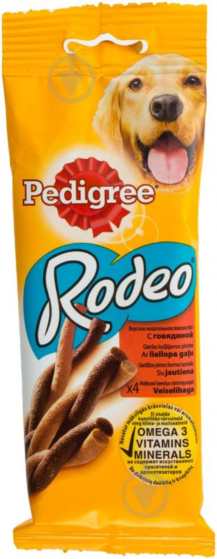 Ласощі Pedigree Rodeo з яловичиною 70 г 7271 - фото 1