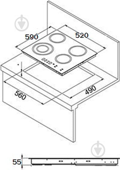 Варочная поверхность индукционная Liberty PI 6141 B(504) - фото 2