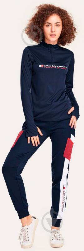 Джемпер Tommy Hilfiger 1/4 ZIP BASE LAYER TEE S10S100296401 р. XS темно-синій - фото 9