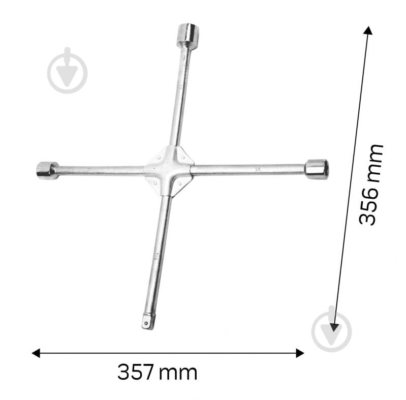 Ключ баллонный 7x19x22x1/2"мм DIN889 NEO tools 11-100 - фото 3