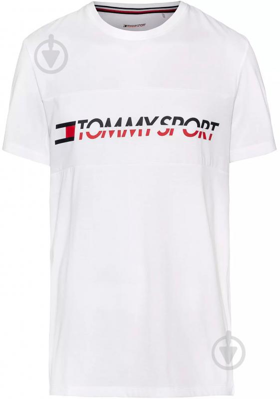 Футболка Tommy Hilfiger T-Shirt Logo Driver S20S200082100 р.S белый - фото 1