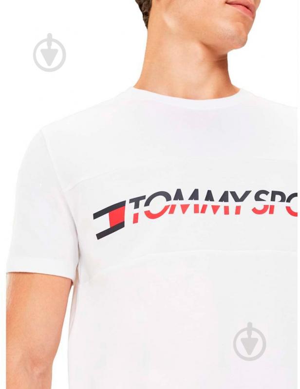 Футболка Tommy Hilfiger T-Shirt Logo Driver S20S200082100 р.S белый - фото 10