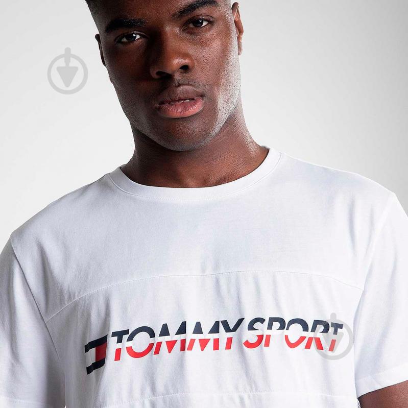 Футболка Tommy Hilfiger T-Shirt Logo Driver S20S200082100 р.S белый - фото 17