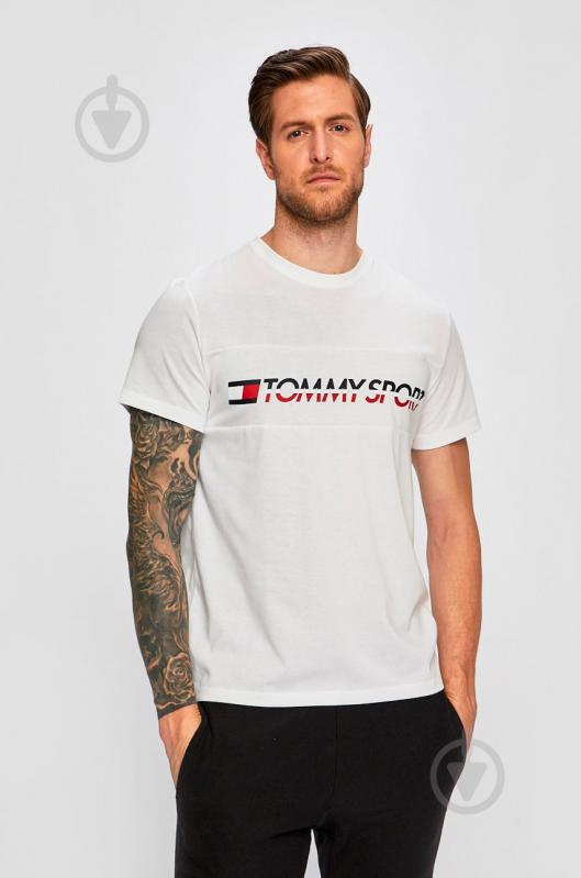 Футболка Tommy Hilfiger T-Shirt Logo Driver S20S200082100 р.S белый - фото 4