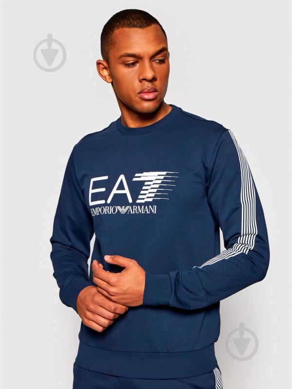 Свитшот EA7 SWEATSHIRT 3KPM67-PJ05Z-1554 р. 3XL синий - фото 2