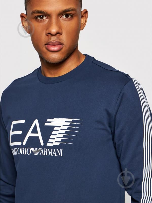 Свитшот EA7 SWEATSHIRT 3KPM67-PJ05Z-1554 р. 3XL синий - фото 4