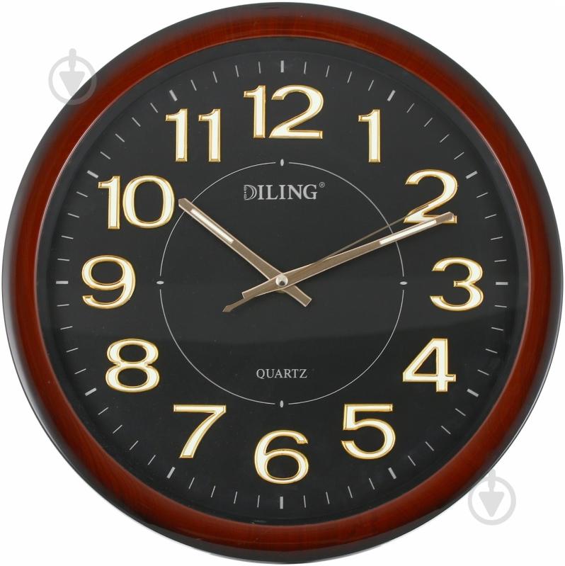 Часы настенные Junior 6837 Черный - фото 1