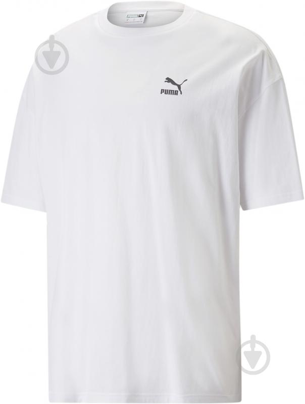 Футболка Puma CLASSICS OVERSIZED TEE 53807002 р.XL белый - фото 1 Футболка Puma CLASSICS OVERSIZED TEE 53807002 р.XL белый - фото 1