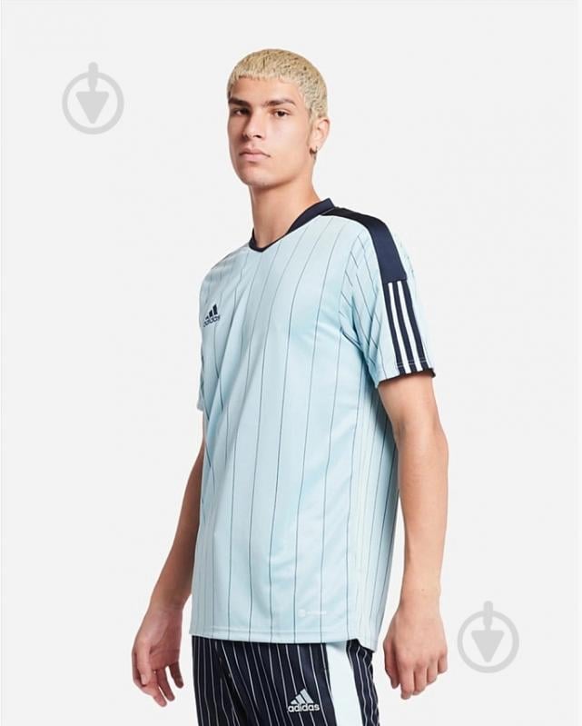 Футболка Adidas HC1312 р.S блакитний - фото 1