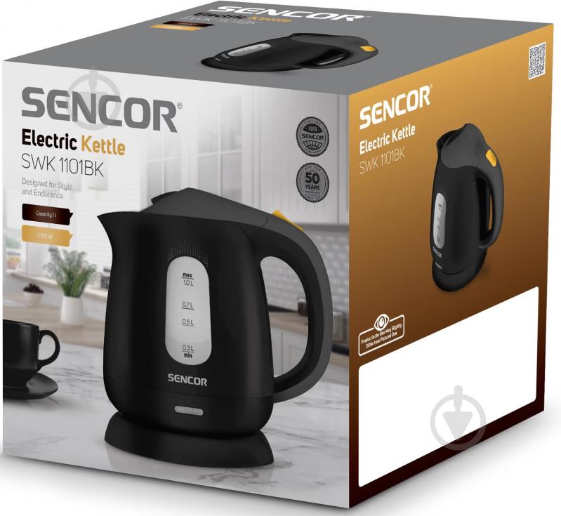Электрочайник Sencor SWK 1101BK - фото 12 Электрочайник Sencor SWK 1101BK - фото 12