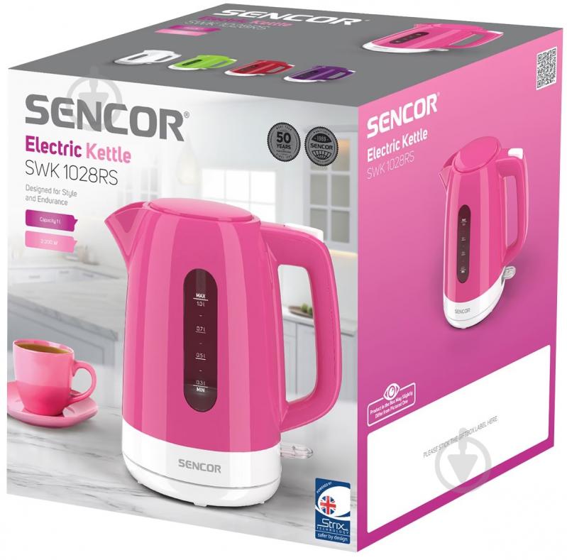 Электрочайник Sencor SWK 1028RS - фото 9 Электрочайник Sencor SWK 1028RS - фото 9