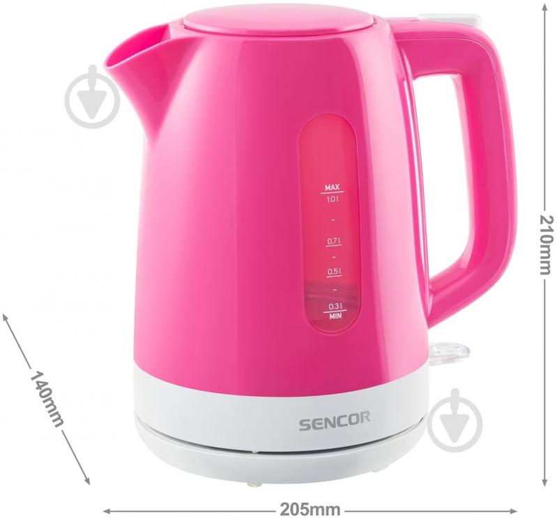 Электрочайник Sencor SWK 1028RS - фото 6 Электрочайник Sencor SWK 1028RS - фото 6