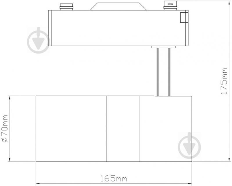 Трековый прожектор LightMaster LLT200 LED COB 10 Вт 4000 К белый - фото 6