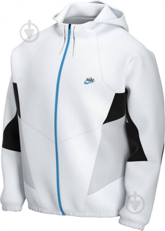Ветровка мужская демисезонная Nike M NSW HE WR JKT WVN SIGNATURE CJ4358-100 р.M белая - фото 1 Ветровка мужская демисезонная Nike M NSW HE WR JKT WVN SIGNATURE CJ4358-100 р.M белая - фото 1
