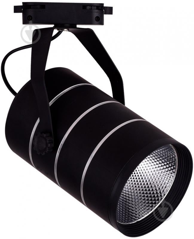 ᐉ Трековый прожектор LightMaster LLT201 LED COB 20 Вт 4000 К черный ...