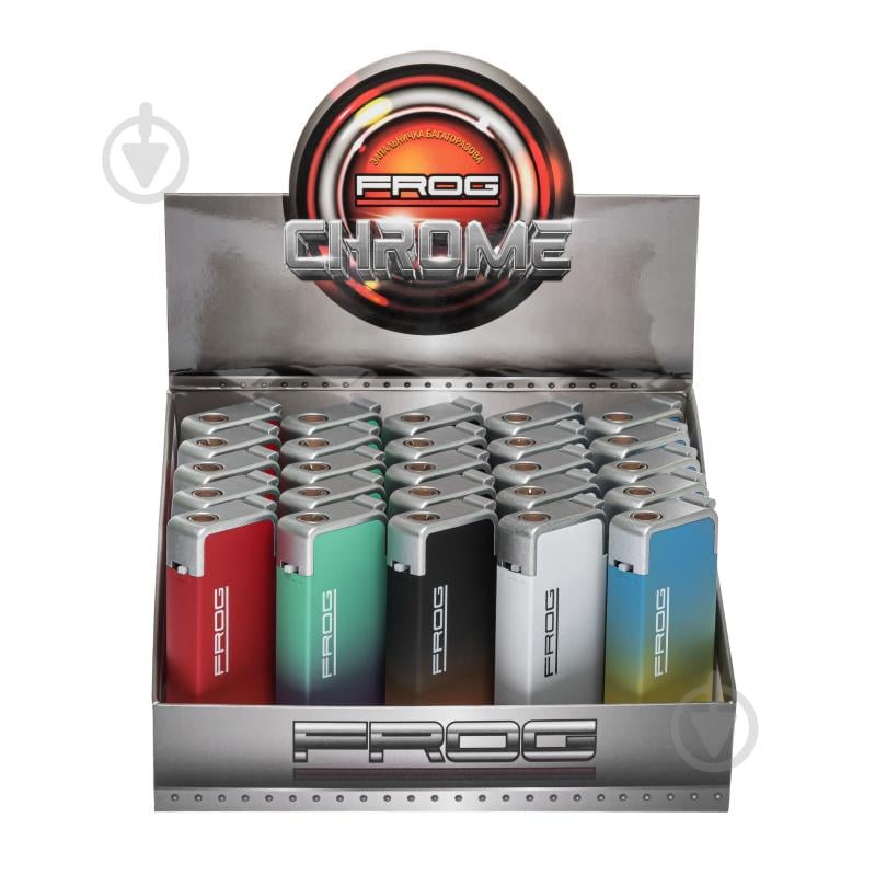 Зажигалка Frog Chrome в ассортименте - фото 4 Зажигалка Frog Chrome в ассортименте - фото 4