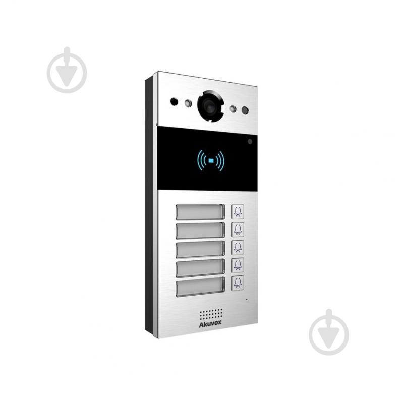 IP-панель виклику Akuvox 2 Мп R20B X5 On-Wall на 5 абонентів 179880 - фото 3