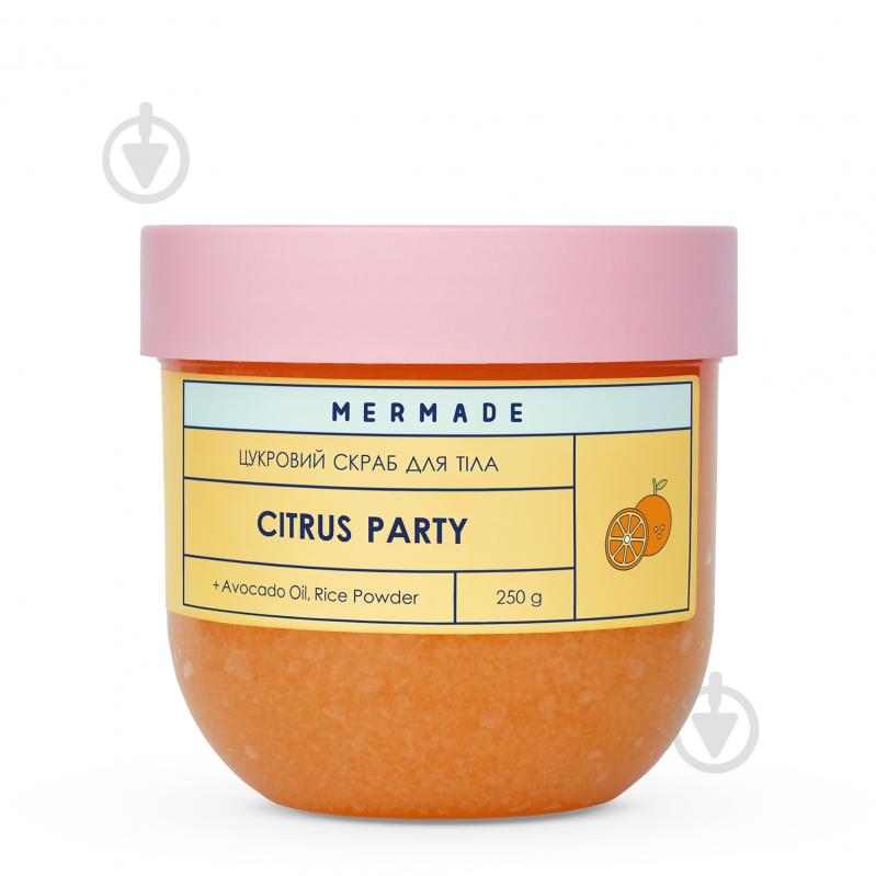 Скраб для тіла цукровий Mermade Цукровий скраб для тіла MERMADE Citrus Party 250 г 250 г - фото 1