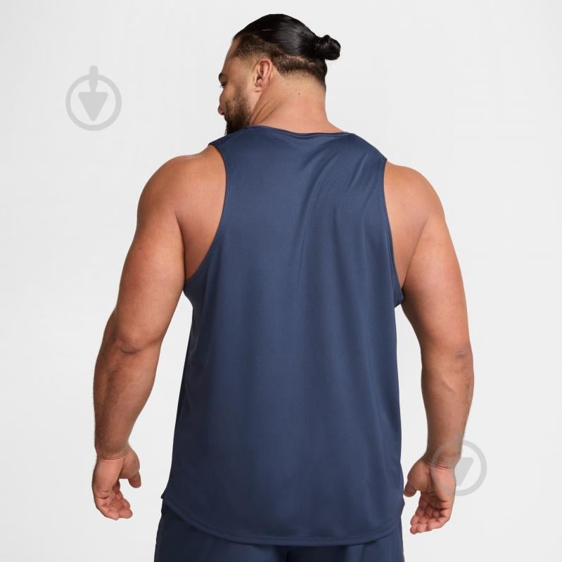 Майка Nike M NK DF MILER TANK DV9321-437 р.XL голубой - фото 7