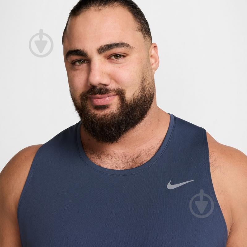 Майка Nike M NK DF MILER TANK DV9321-437 р.XL голубой - фото 8
