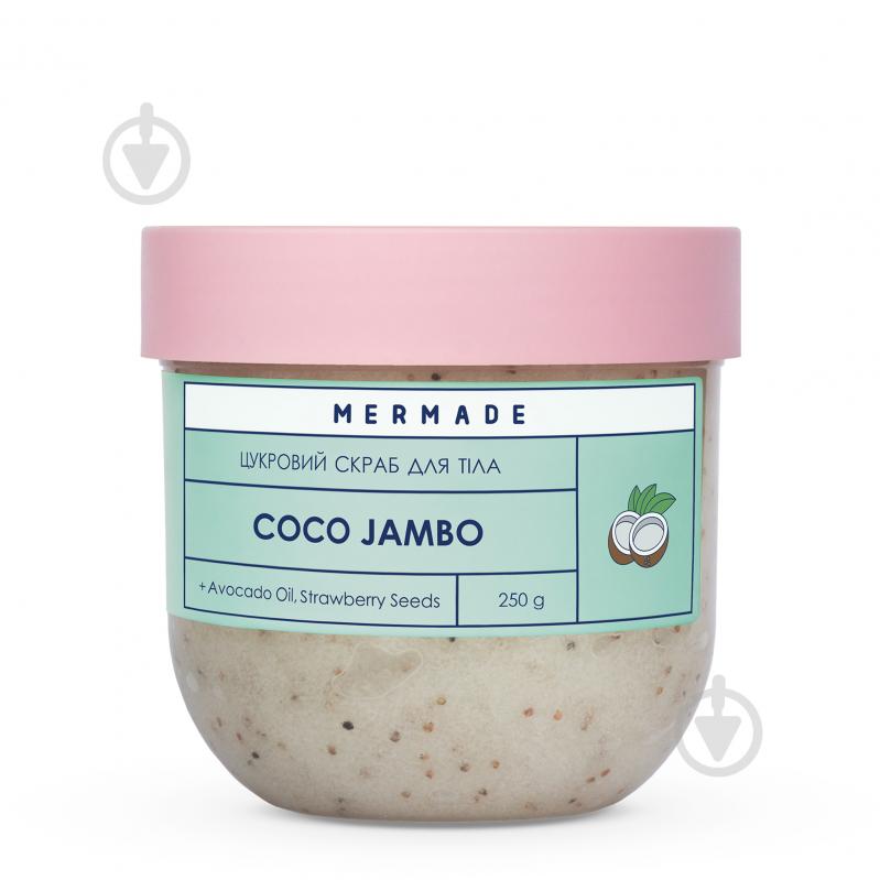 Скраб для тела сахарный Mermade Сахарный скраб для тела MERMADE Coco Jambo 250 г 250 г - фото 1