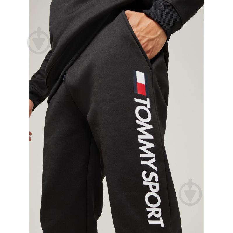Брюки Tommy Hilfiger FLEECE HBR LOGO JOGGER S20S200189003 р. M черный - фото 3