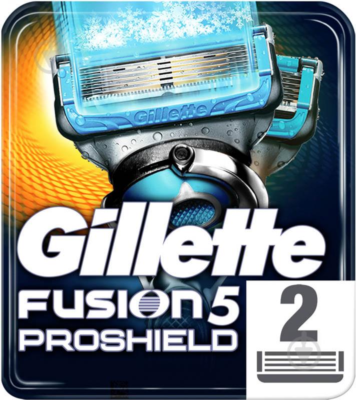 Змінний картридж Gillette ProShield 5 Chill Fusion 2 шт. - фото 1