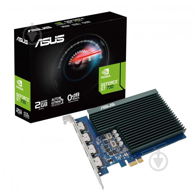 Видеокарта Asus GeForce GT 730 2GB GDDR5 64bit (90YV0H20-M0NA00) - фото 4