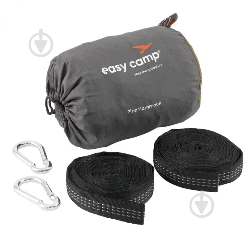 Гамак Easy Camp Pine Hammock 200x300 см зелений - фото 3 Гамак Easy Camp Pine Hammock 200x300 см зелений - фото 3