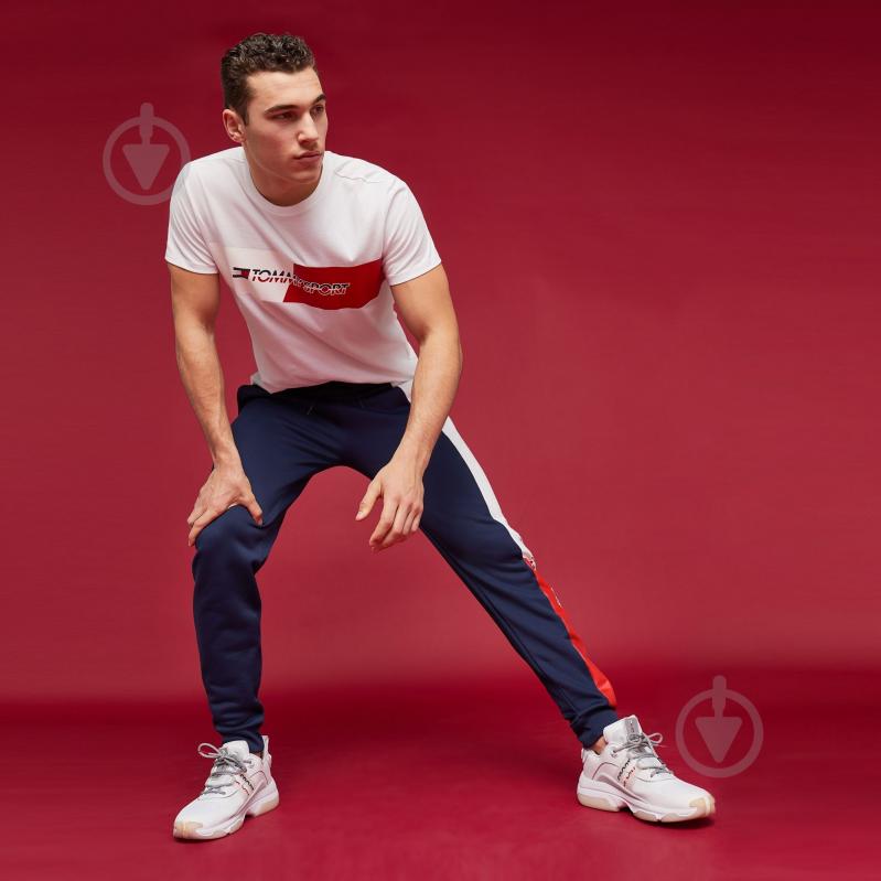 Брюки Tommy Hilfiger GRAPHIC FLAG FLEECE PANT S20S200205401 р. S темно-синий - фото 1