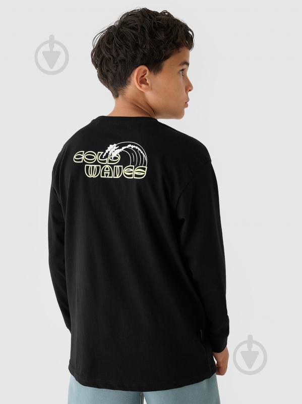 Лонгслів 4F LONGSLEEVE M435 4FJWSS25TLONM435-20S р.158 чорний - фото 3