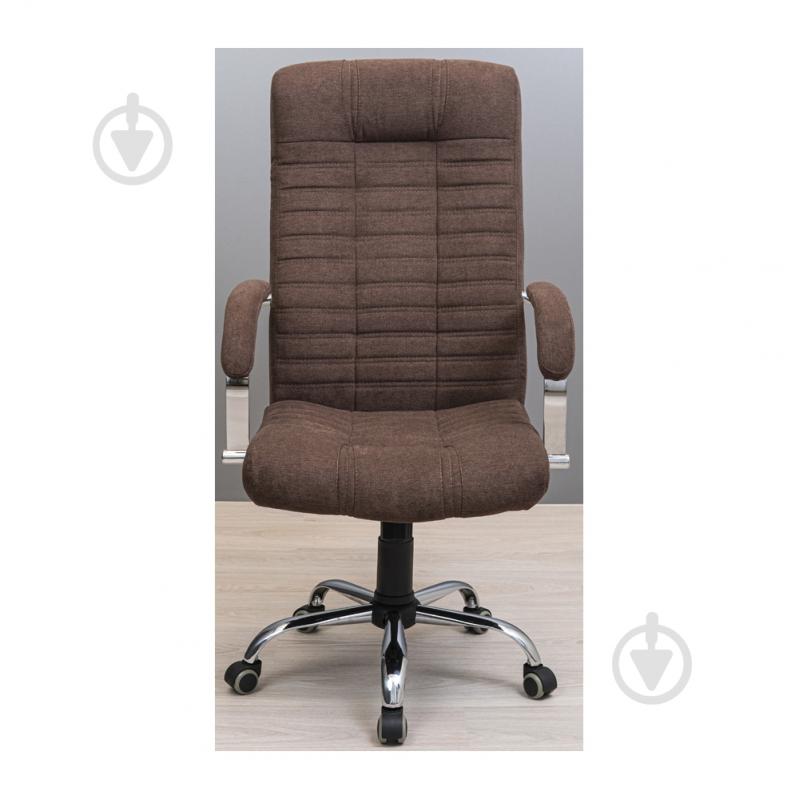 Крісло Річмен Груп Атлант Хром П1 М-2 Місті Шоколад шоколадний - фото 4 Крісло Річмен Груп Атлант Хром П1 М-2 Місті Шоколад шоколадний - фото 4