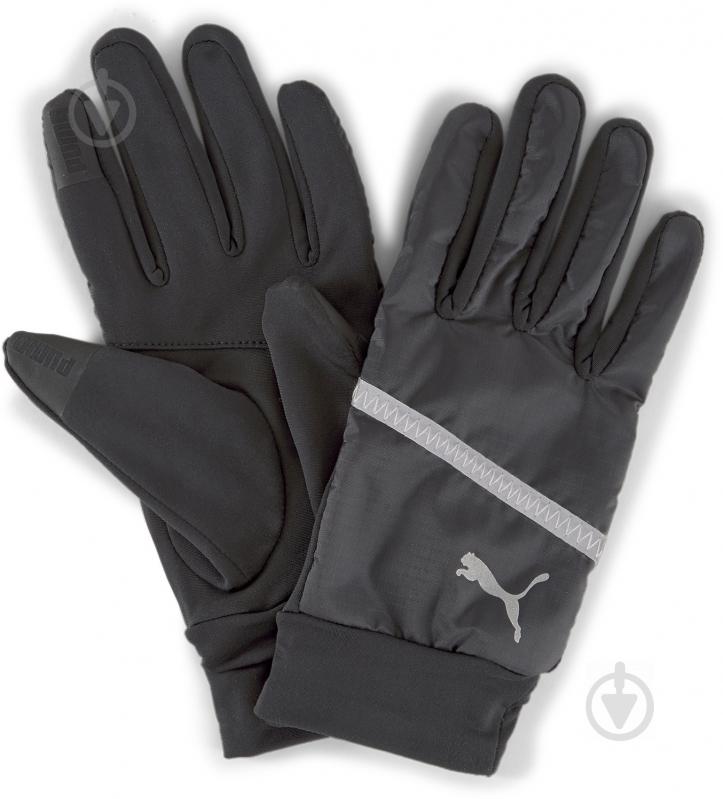 Варежки Puma PR winter gloves 04177601 р. S черный - фото 1