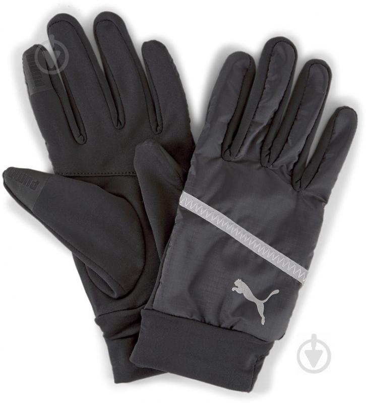 Варежки Puma PR winter gloves 04177601 р. M черный - фото 1