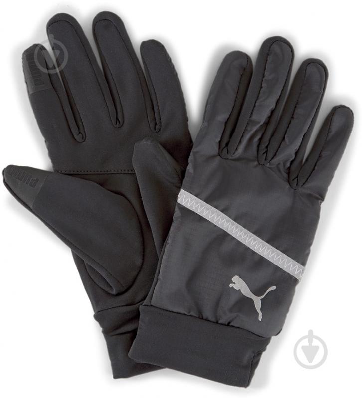 Рукавички Puma PR winter gloves 04177601 р. L чорний - фото 1 Рукавички Puma PR winter gloves 04177601 р. L чорний - фото 1