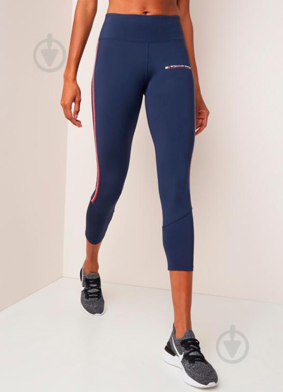 Лосини Tommy Hilfiger CLASSIC LEGGING 7/8 S10S100274401 р.L темно-синій - фото 4