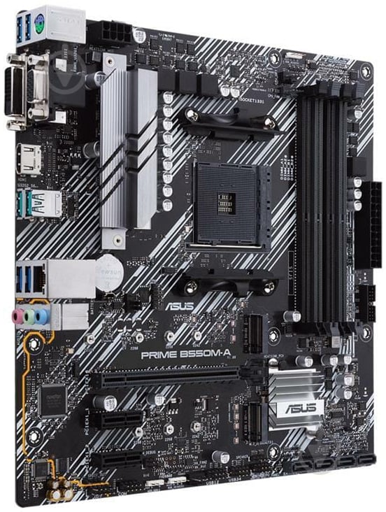 Материнская плата Asus 90MB14I0-M0EAYC (Socket AM4, AMD B550, micro ATX) - фото 2