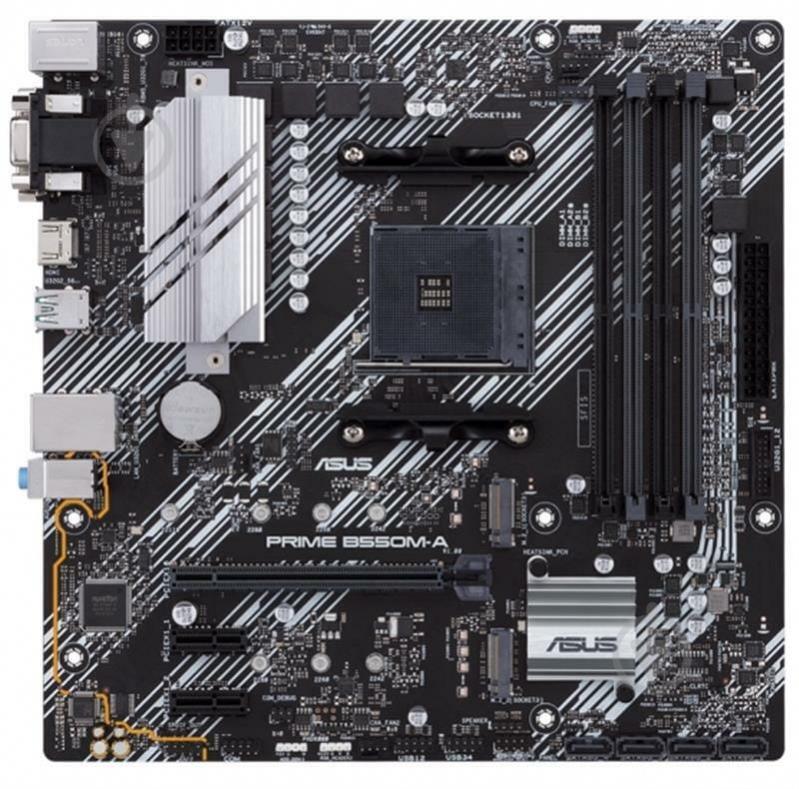 Материнская плата Asus 90MB14I0-M0EAYC (Socket AM4, AMD B550, micro ATX) - фото 1