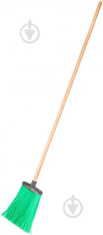 Метла  плоская с черенком - фото 2