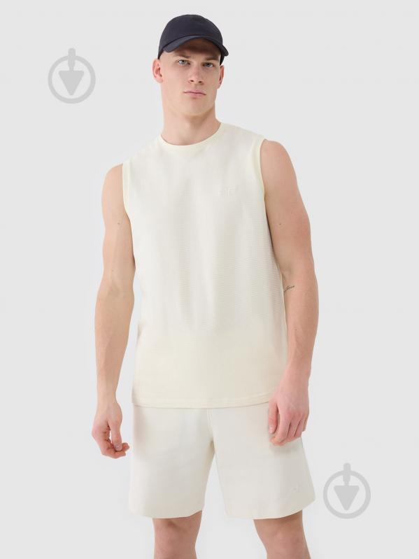 Майка 4F SLEEVELESS M233 4FRSS25TSLEM233-12S р.2XL бежевий - фото 1