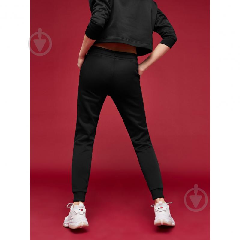 Брюки Tommy Hilfiger FLEECE JOGGER BIG LOGO S10S100289099 р. L черный - фото 2