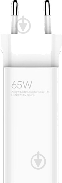 Зарядний пристрій Xiaomi 65W GaN 1A1C (BHR5515GL) білий - фото 3