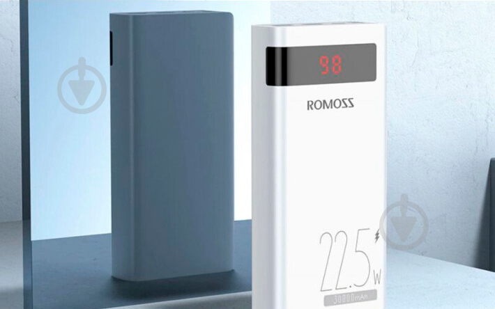 Повербанк Romoss Sense8PF (PHP30-852-1745H) 30000 mAh white (964074) 22.5 W - фото 4