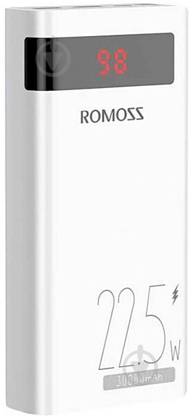 Повербанк Romoss Sense8PF (PHP30-852-1745H) 30000 mAh white (964074) 22.5 W - фото 1