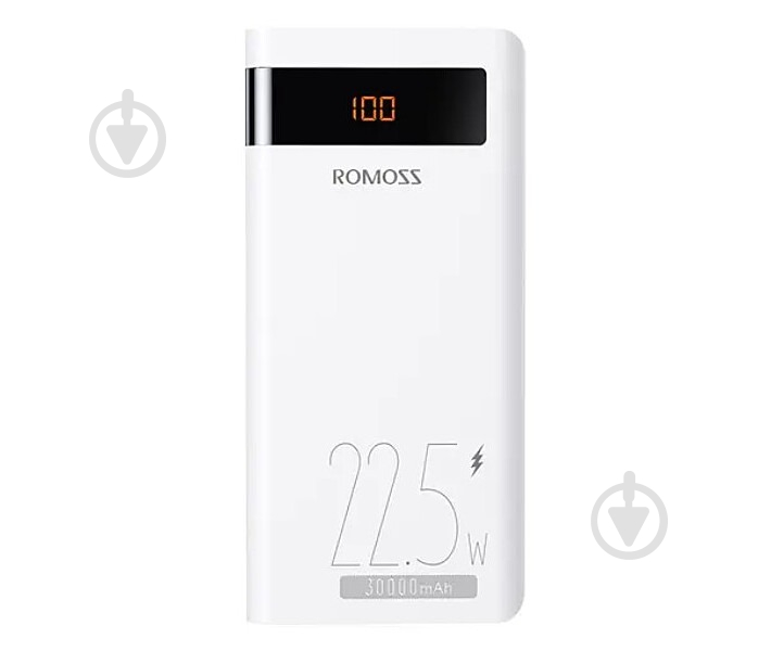 Повербанк Romoss 30000 mAh white (964072) 22,5W Sense8PF(PHP30-852-1735H)Bl - фото 1