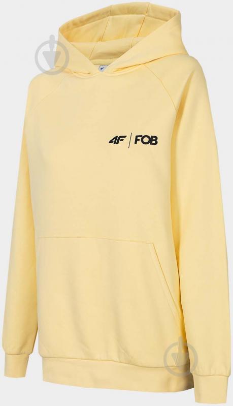 Джемпер 4F WOSWEATSHIRT BLD012 H4Z22-BLD012-73S р.XS жовтий - фото 3